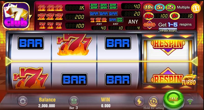 Crazy777 là game nổ hũ được yêu thích tại 7Club